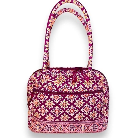 Beautiful NWOT Vera Bradley Medallion Bowler Purse Satchel Handbag  Retired - Picture 3 of 13